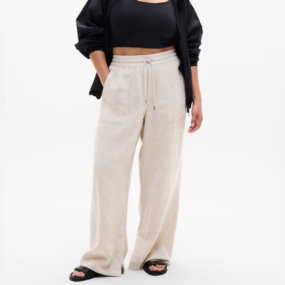 Athleta Retreat Linen Wide Leg Pant
L Petite | Undyed